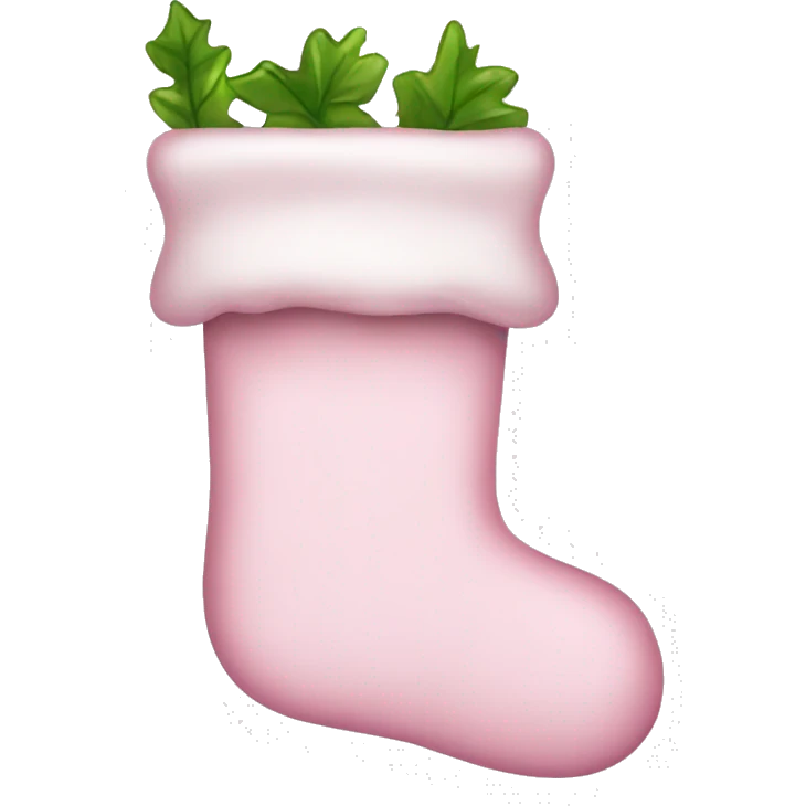 light pink stocking  emoji