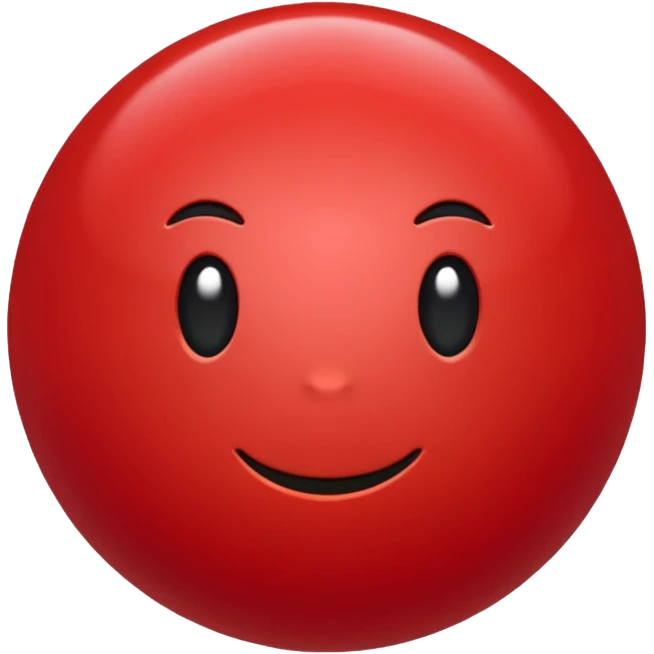 write "RED" emoji