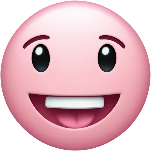 pastel pink smiley  emoji