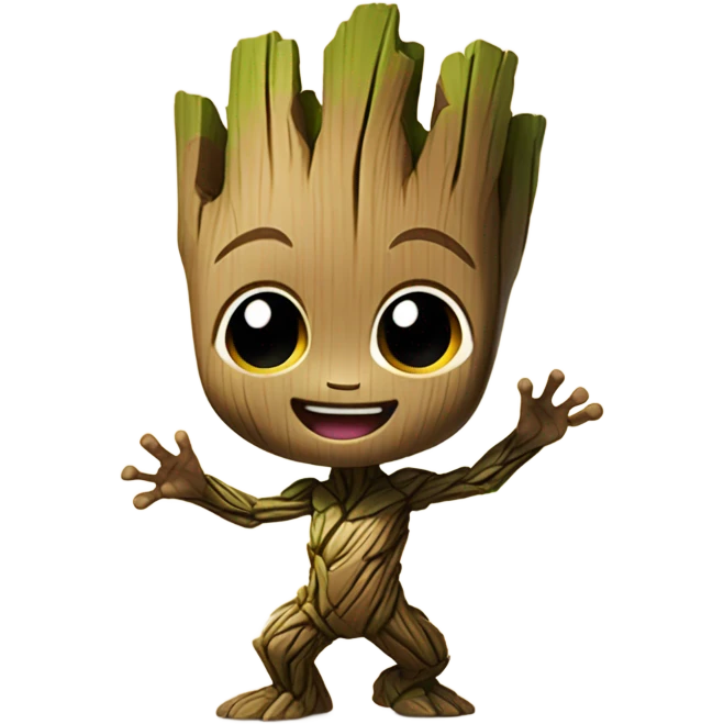 Baby groot dancing  emoji