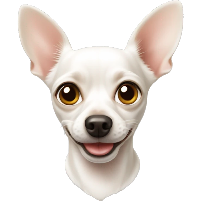 White Chihuahua dachshund emoji