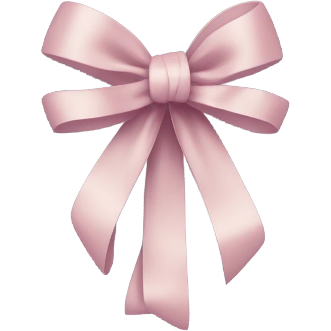 A cute coquette ribbon emoji