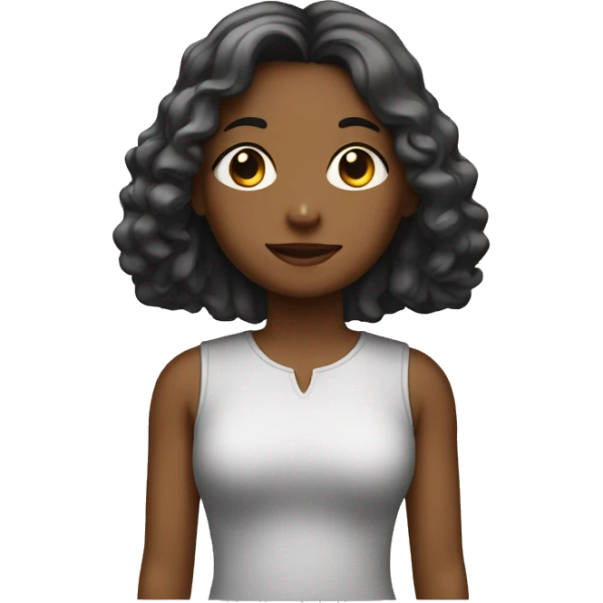 Girl with a boe emoji
