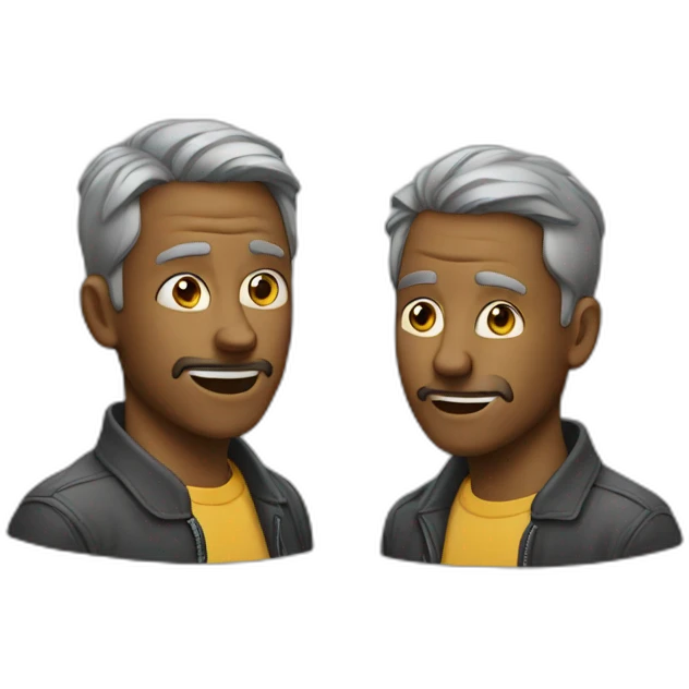 man is having bad trip emoji