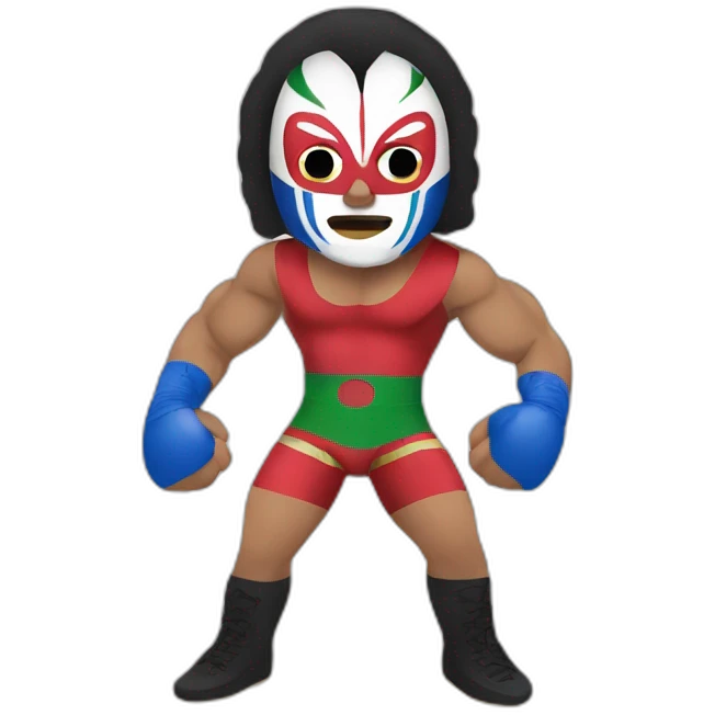 mexican wrestling emoji