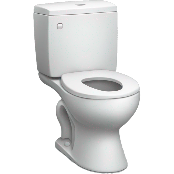 Toilet with a head sticking out emoji