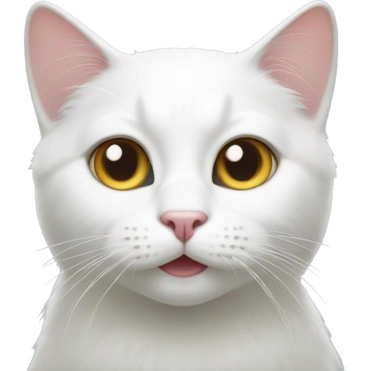 White cat emoji