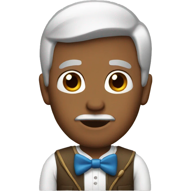 Man with a bow  emoji