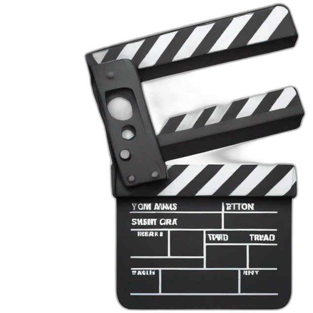 movie clapper emoji