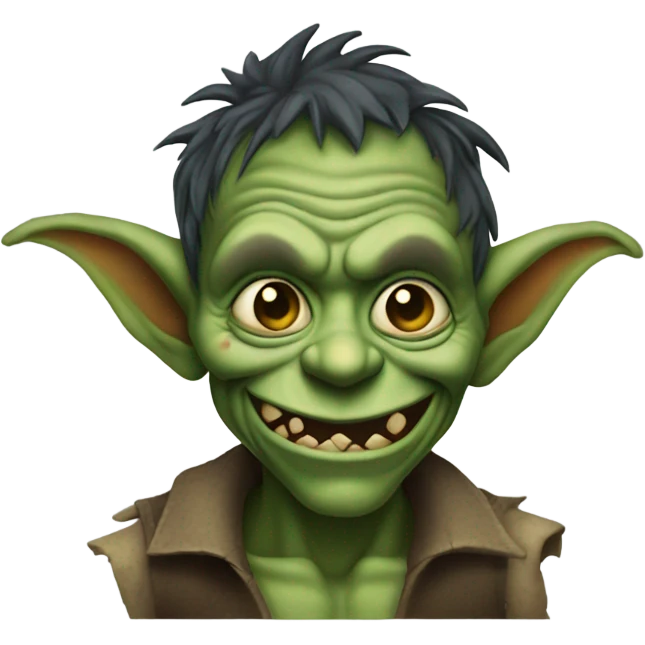 goblin smoking a cigarette emoji