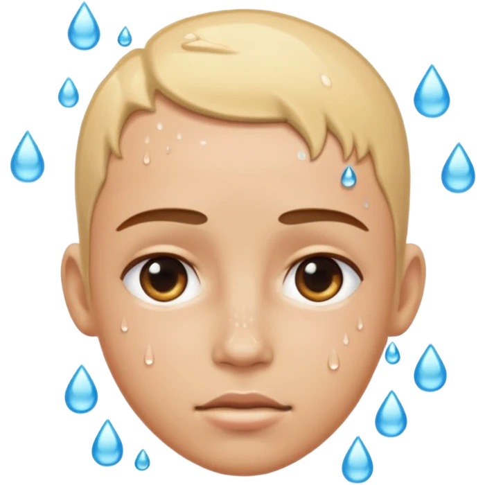😮‍💨 add sweat to forehead  emoji