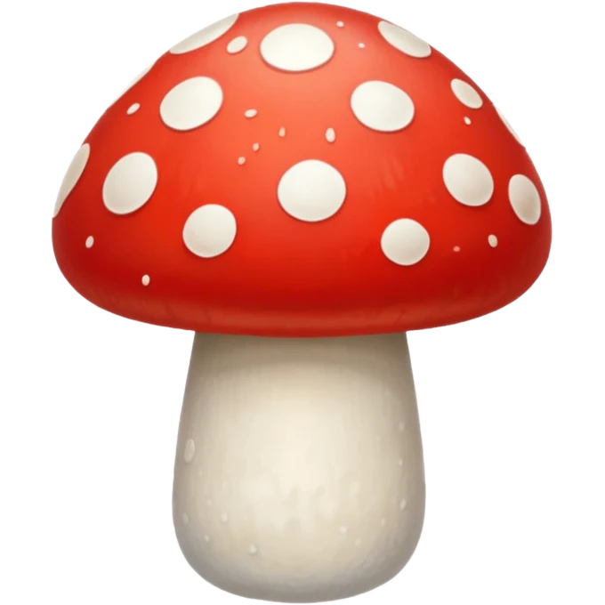 one red mushroom emoji