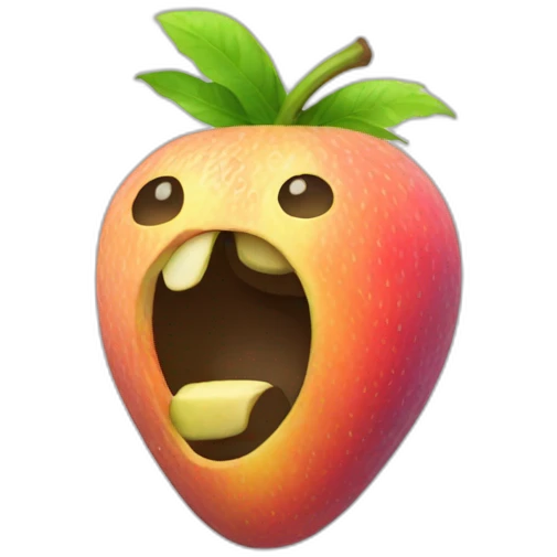 trippy fruit emoji