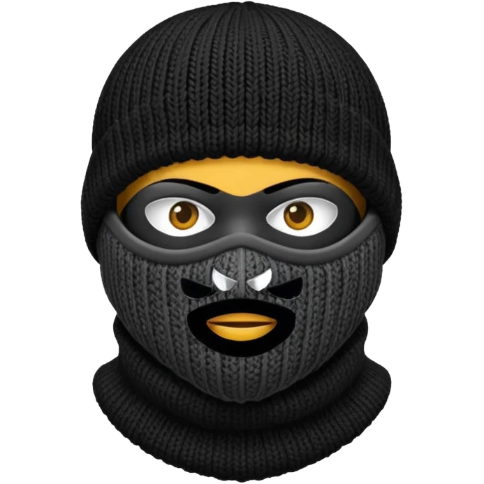 ski mask emoji
