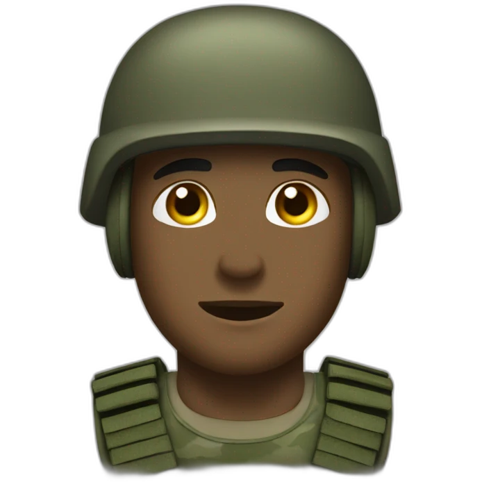 soldat in the gym emoji