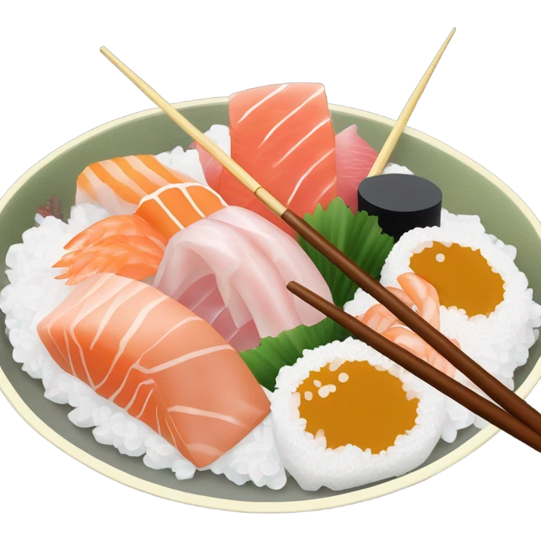 Kaisendon, with chopstick emoji