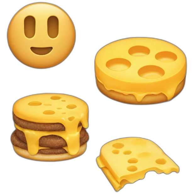 macarroni and cheese pattie emoji