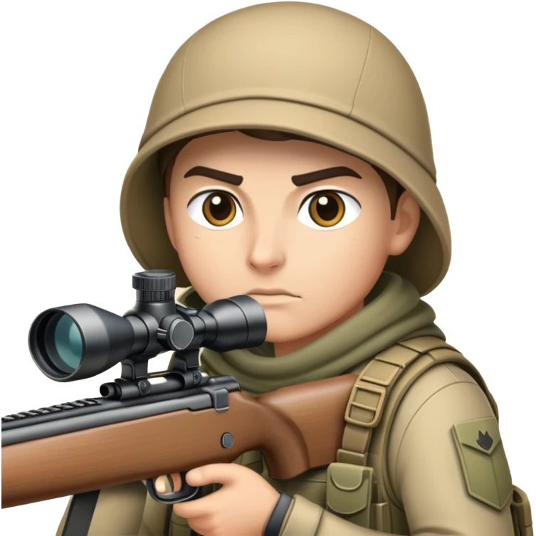 Army sniper  emoji