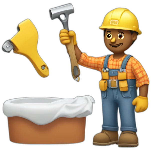 bob the builder fixing his marriage emoji