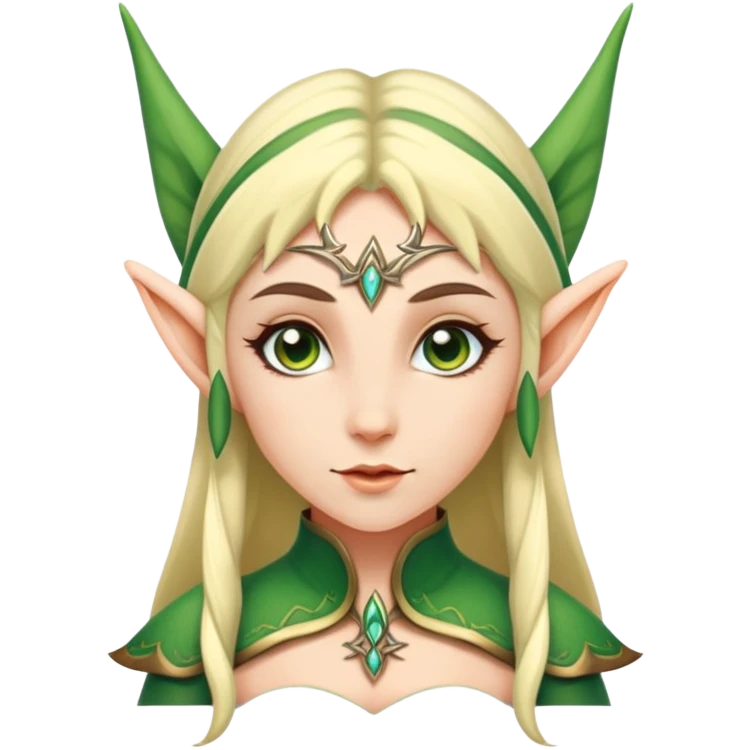 Elf woman cute emoji