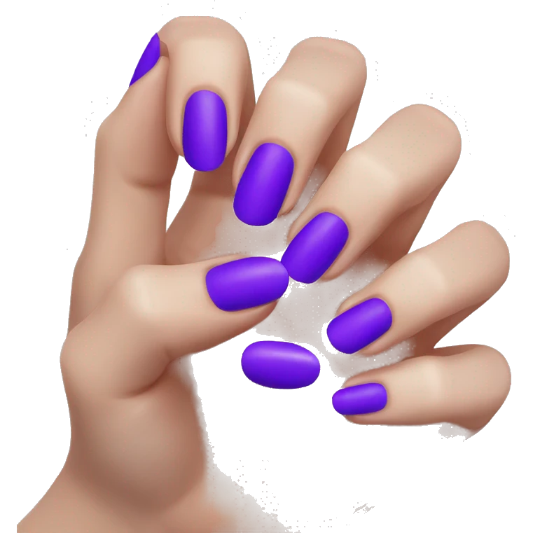 Purple nails emoji