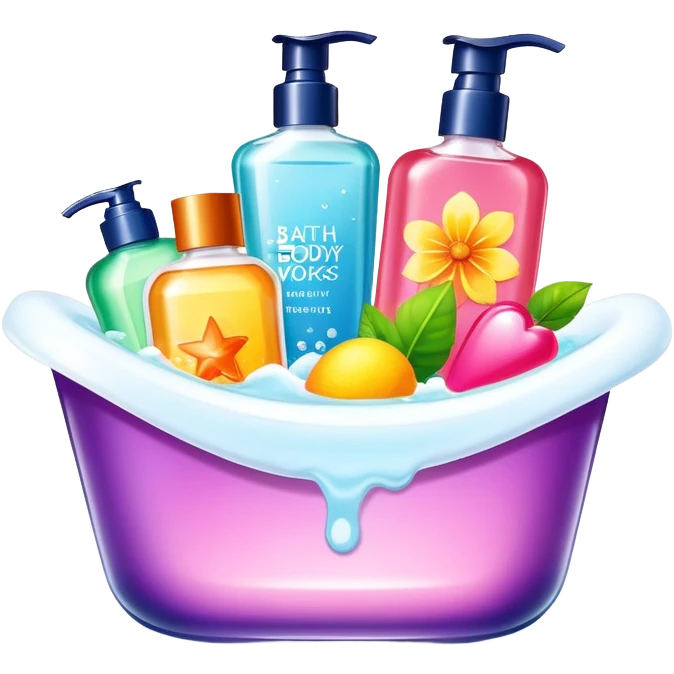 Bath and Body works emoji