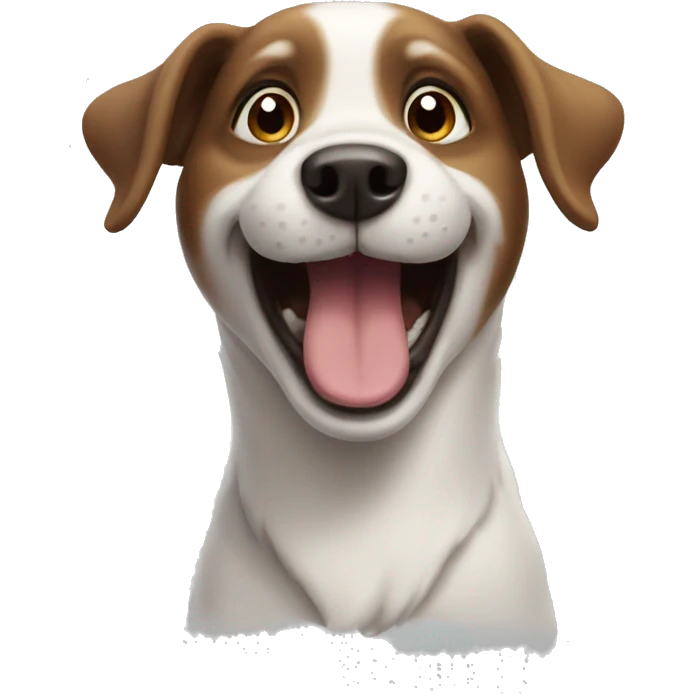 Happy dog emoji