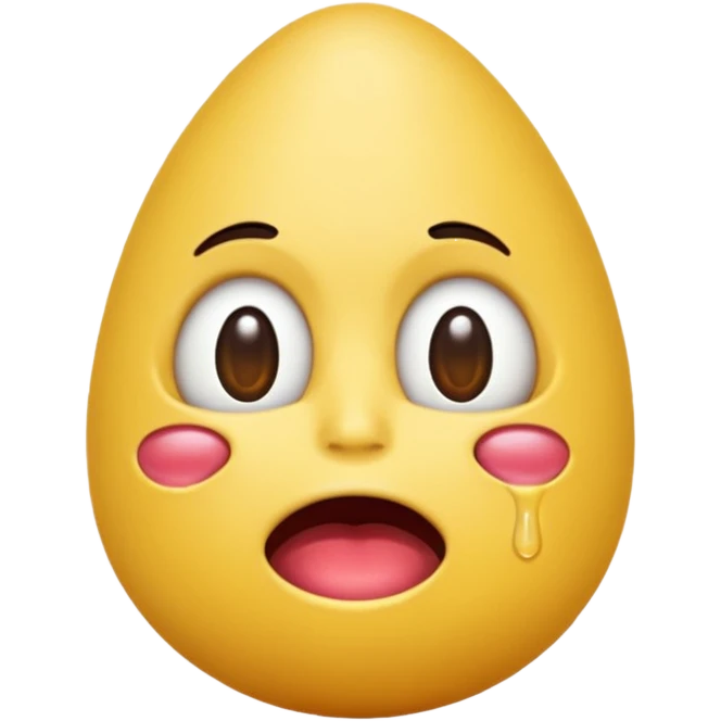 The crying 😭 emoji with the eggplanthh 🍆 emoji under its mouth emoji