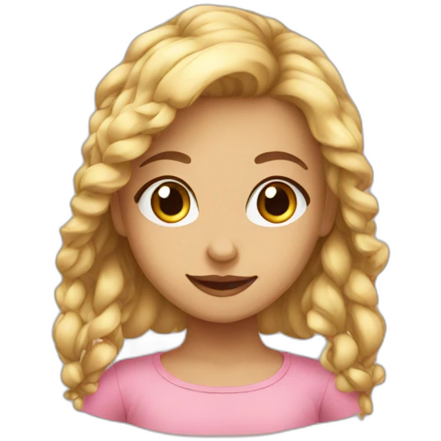 Cute girl emoji