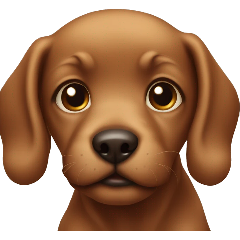 brown puppy emoji