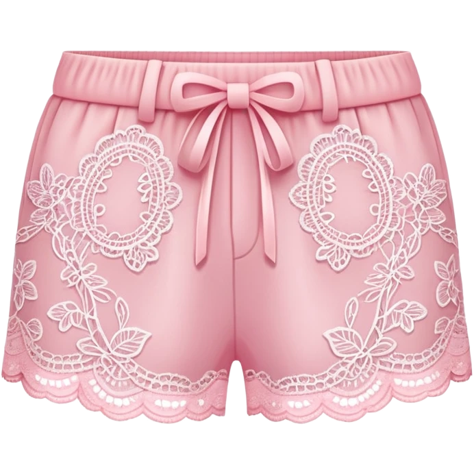 pink lace shorts emoji