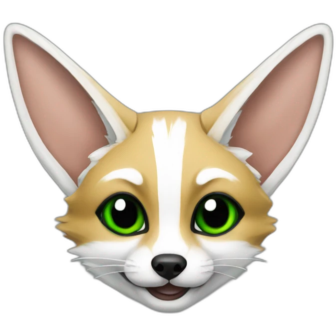 Fennec fith Algerian flag emoji