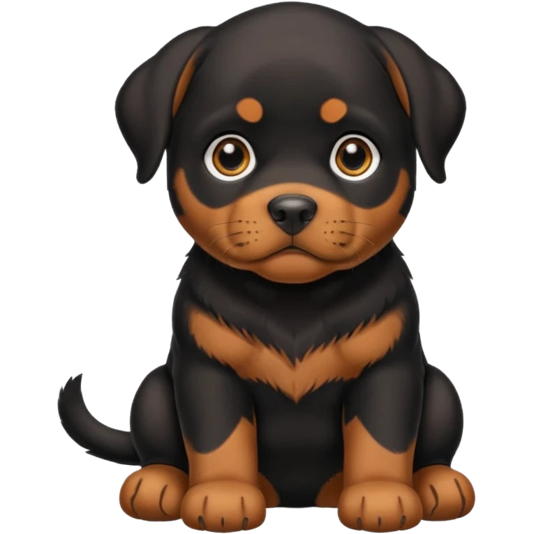 Rotwiller puppy emoji