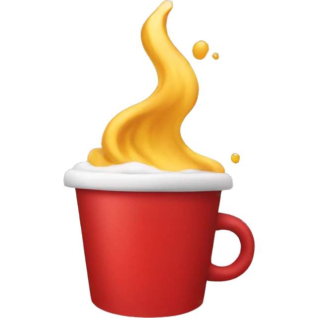 red cup in hand emoji