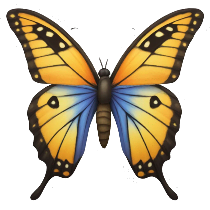 una mariposa monarca  emoji