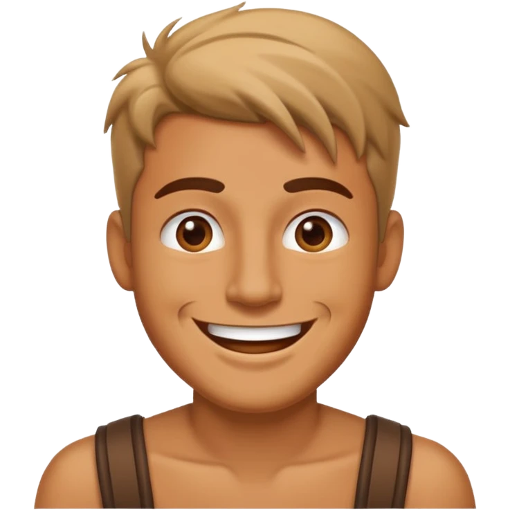 A dude saying wild emoji