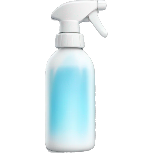 spray bottle spraying water emoji
