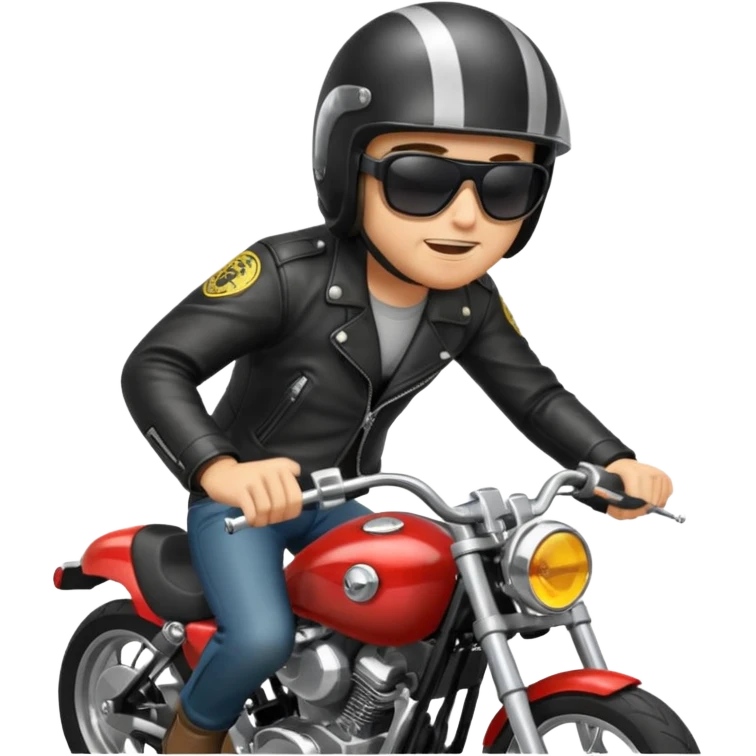 バイクに乗って走ってる暴走族 emoji