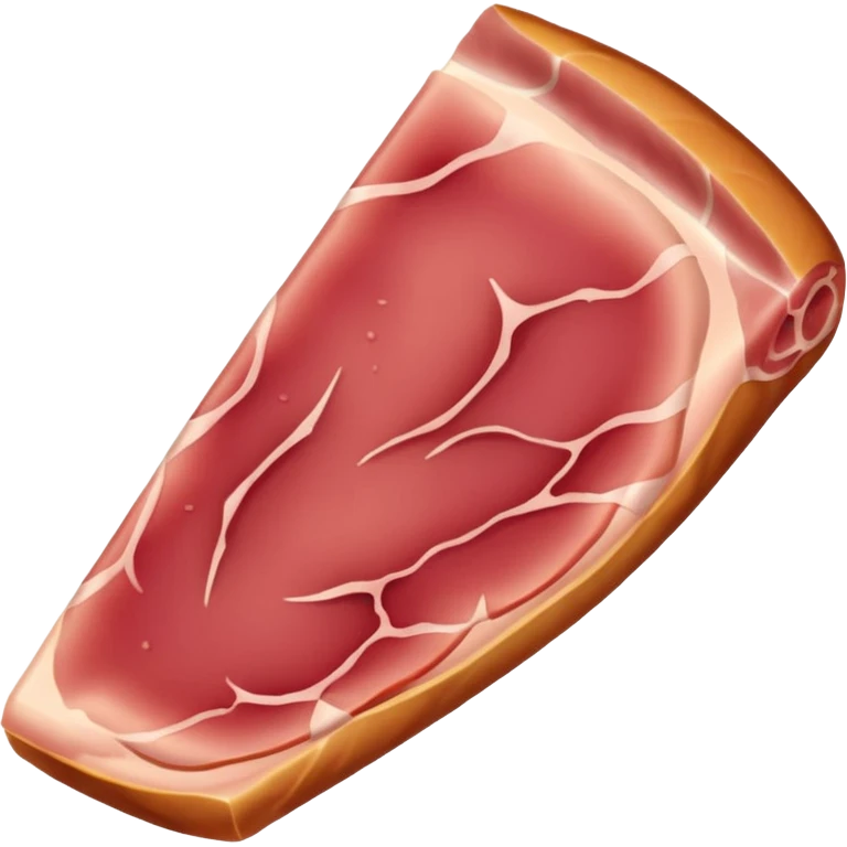 Prosciutto slice emoji
