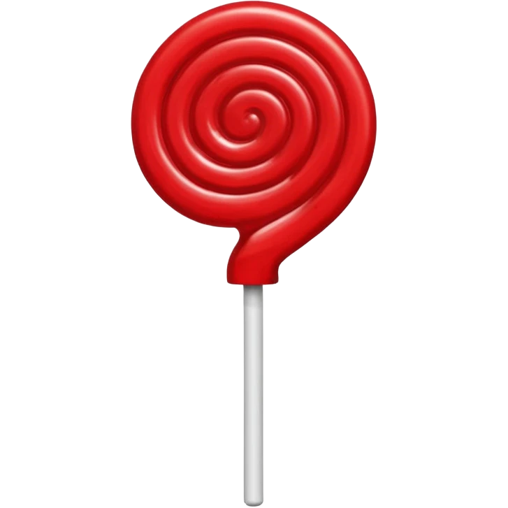 red lollipop emoji