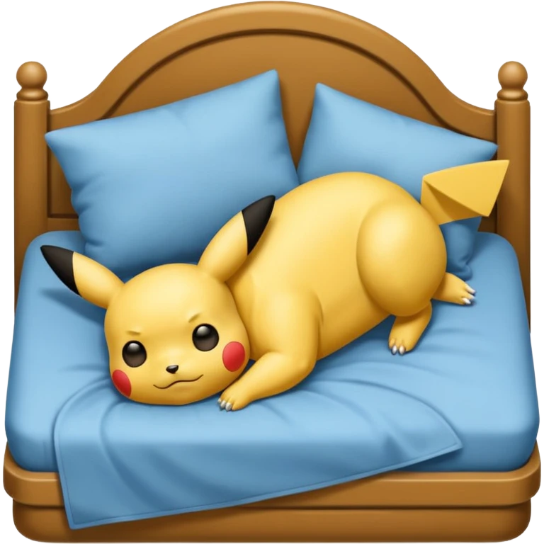Pikachu dormido emoji
