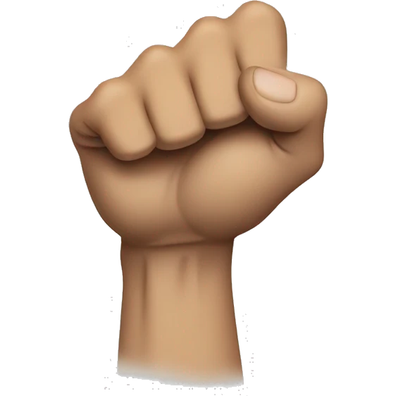 cross fight with thumb out  emoji
