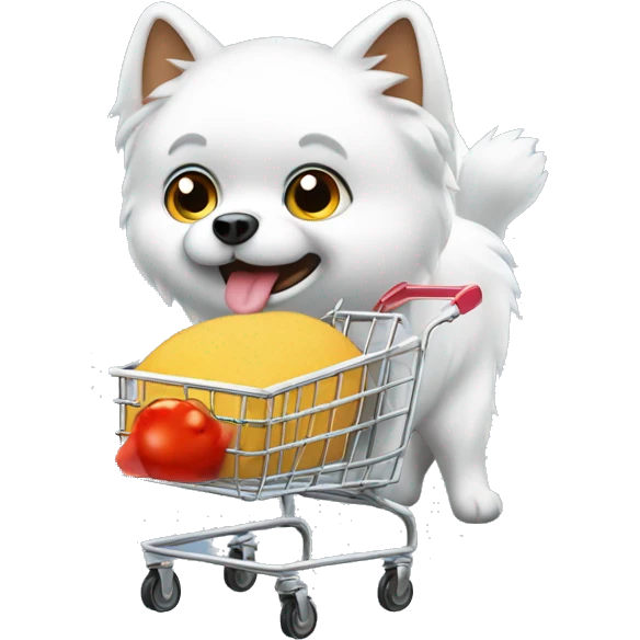 Spitz with trolley emoji