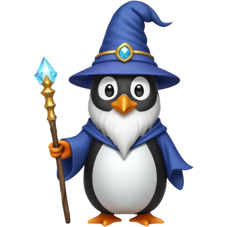 Penguin Wizard emoji