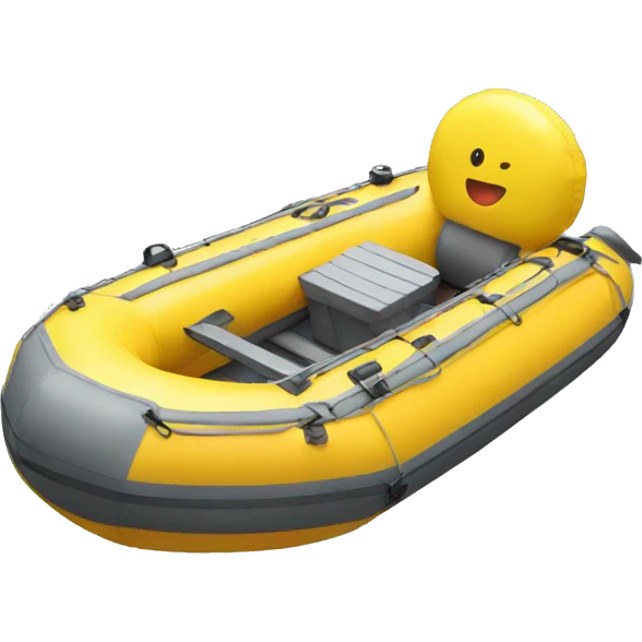inflatable boat emoji