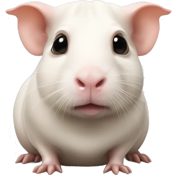 hairless guinea pig emoji