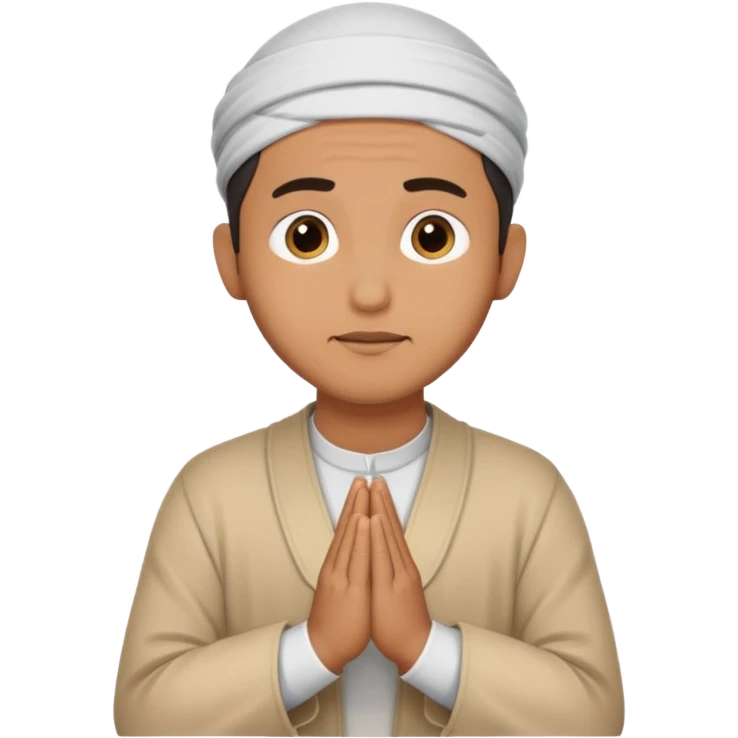 Muslim man prayer  emoji