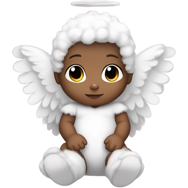 Angel baby honey bunny  emoji