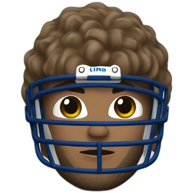 detroit lions football player emoji