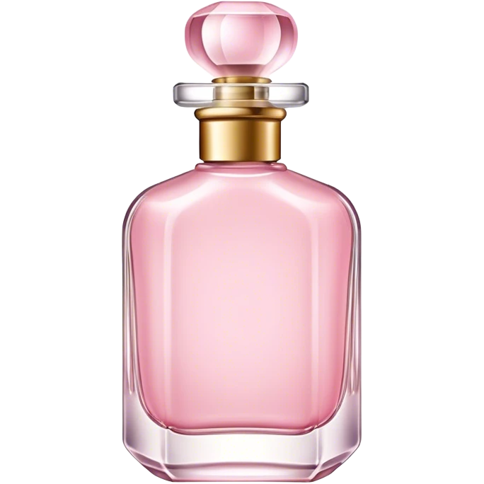 Fancy light pink perfume bottle emoji